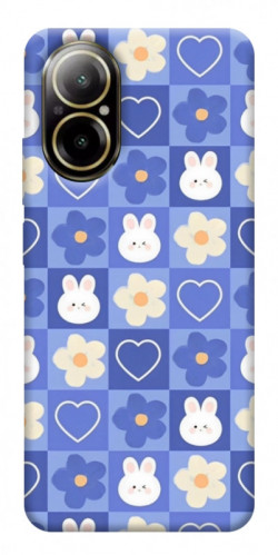 Чехол itsPrint Кролики-цветочки для Realme C67 4G