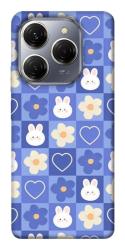 Чехол itsPrint Кролики-цветочки для TECNO Spark 20 Pro