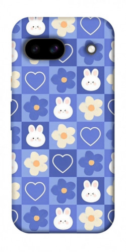 Чехол itsPrint Кролики-цветочки для Google Pixel 8a