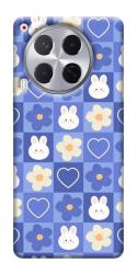 Чехол itsPrint Кролики-цветочки для TECNO Camon 30 (CL6)