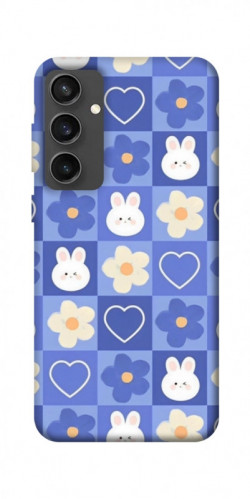 Чехол itsPrint Кролики-цветочки для Samsung Galaxy S24 FE