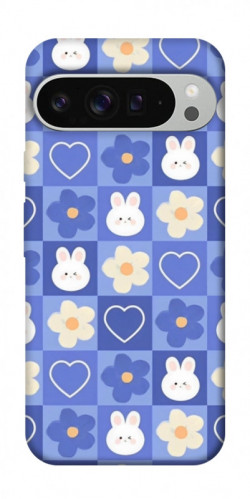 Чехол itsPrint Кролики-цветочки для Google Pixel 9 Pro XL