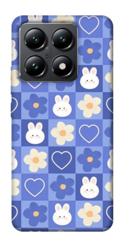 Чехол itsPrint Кролики-цветочки для Xiaomi 14T