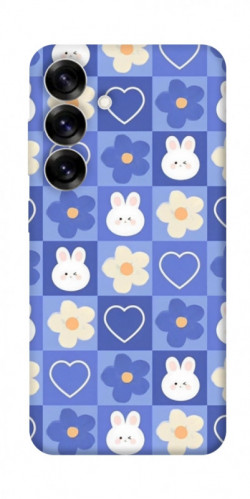 Чехол itsPrint Кролики-цветочки для Samsung Galaxy S25+