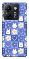 Чехол itsPrint Кролики-цветочки для Xiaomi Poco M7 Pro 5G