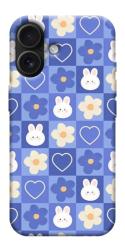 Чехол itsPrint Кролики-цветочки для Apple iPhone 17 (6.3")
