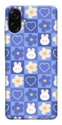 Чехол itsPrint Кролики-цветочки для Samsung Galaxy A07