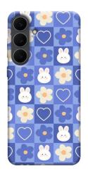 Чехол itsPrint Кролики-цветочки для Samsung Galaxy S25 FE
