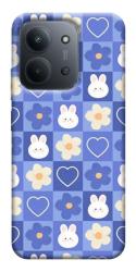 Чехол itsPrint Кролики-цветочки для Xiaomi Redmi 15C (EU)