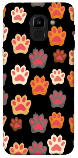 Чехол itsPrint Colorful Paws для Samsung J600F Galaxy J6 (2018)