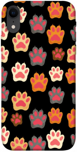 Чехол itsPrint Colorful Paws для Apple iPhone XR (6.1")
