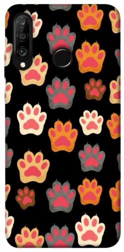 Чехол itsPrint Colorful Paws для Huawei P30 lite