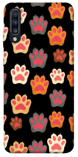Чехол itsPrint Colorful Paws для Samsung Galaxy A70 (A705F)