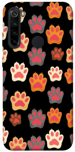 Чехол itsPrint Colorful Paws для Xiaomi Redmi Note 8