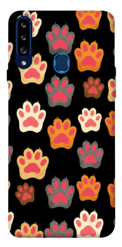 Чехол itsPrint Colorful Paws для Samsung Galaxy A20s