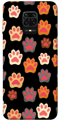 Чехол itsPrint Colorful Paws для Xiaomi Redmi Note 9s / Note 9 Pro / Note 9 Pro Max
