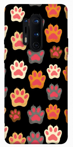 Чехол itsPrint Colorful Paws для OnePlus 8 Pro