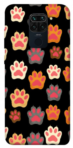 Чехол itsPrint Colorful Paws для Xiaomi Redmi Note 9 / Redmi 10X