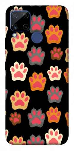 Чехол itsPrint Colorful Paws для Realme C15