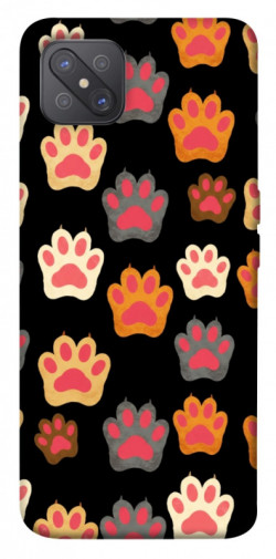 Чехол itsPrint Colorful Paws для Oppo A92s