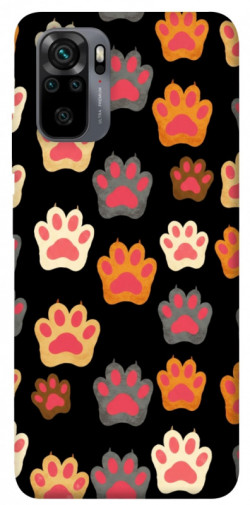 Чехол itsPrint Colorful Paws для Xiaomi Redmi Note 10 / Note 10s