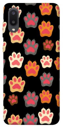 Чехол itsPrint Colorful Paws для Samsung Galaxy A02
