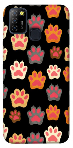 Чехол itsPrint Colorful Paws для Infinix Hot 10 Lite