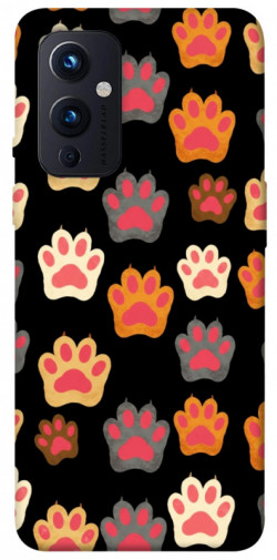 Чехол itsPrint Colorful Paws для OnePlus 9