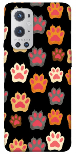 Чехол itsPrint Colorful Paws для OnePlus 9 Pro