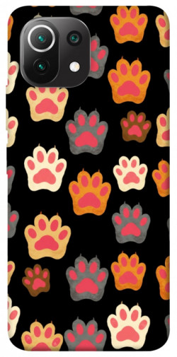 Чехол itsPrint Colorful Paws для Xiaomi Mi 11 Lite