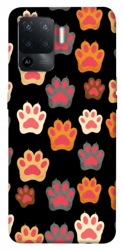Чехол itsPrint Colorful Paws для Oppo Reno 5 Lite