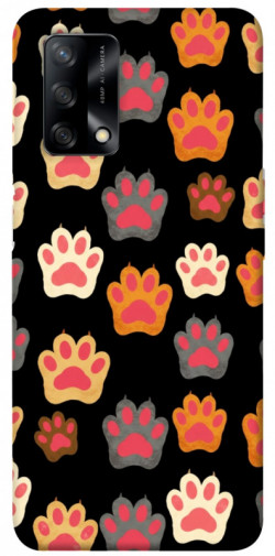 Чехол itsPrint Colorful Paws для Oppo A74 4G
