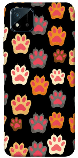 Чехол itsPrint Colorful Paws для Realme C11 (2021)