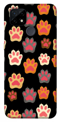 Чехол itsPrint Colorful Paws для Realme C21