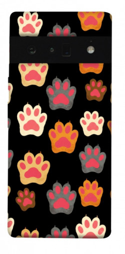 Чехол itsPrint Colorful Paws для Google Pixel 6 Pro