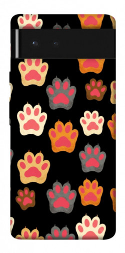 Чехол itsPrint Colorful Paws для Google Pixel 6