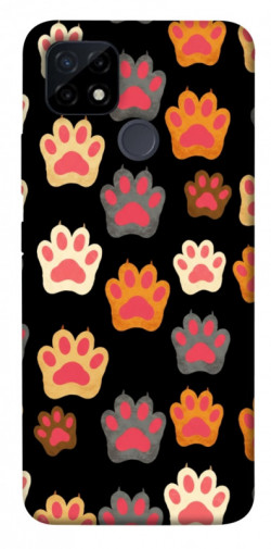 Чехол itsPrint Colorful Paws для Realme C21Y