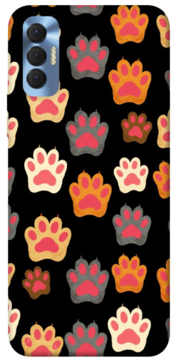 Чехол itsPrint Colorful Paws для TECNO Spark 8P