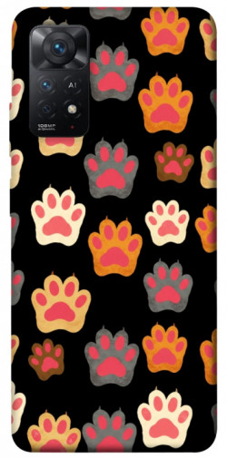 Чехол itsPrint Colorful Paws для Xiaomi Redmi Note 11 Pro 4G/5G