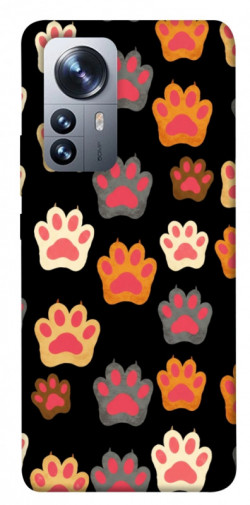 Чехол itsPrint Colorful Paws для Xiaomi 12 / 12X