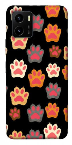 Чехол itsPrint Colorful Paws для Vivo Y15s