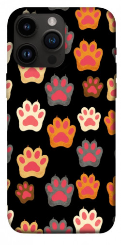 Чехол itsPrint Colorful Paws для Apple iPhone 14 Pro Max (6.7")