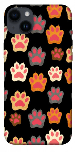 Чехол itsPrint Colorful Paws для Apple iPhone 14 Plus (6.7")