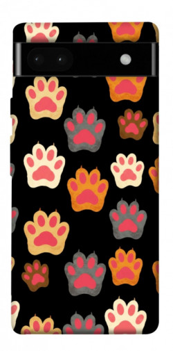 Чехол itsPrint Colorful Paws для Google Pixel 6a