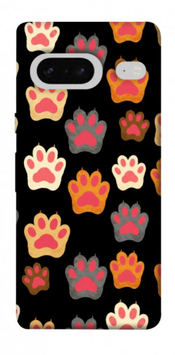 Чехол itsPrint Colorful Paws для Google Pixel 7