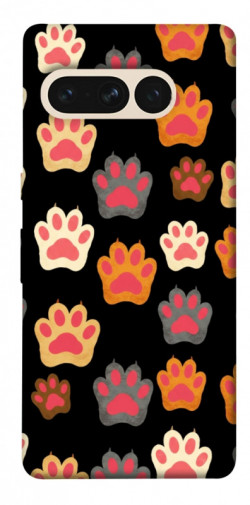 Чехол itsPrint Colorful Paws для Google Pixel 7 Pro