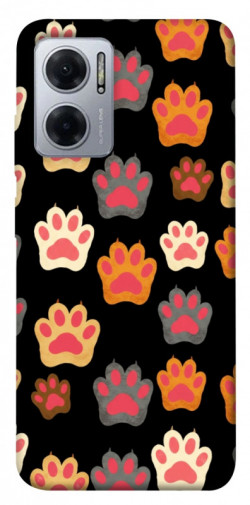 Чехол itsPrint Colorful Paws для Xiaomi Redmi Note 11E