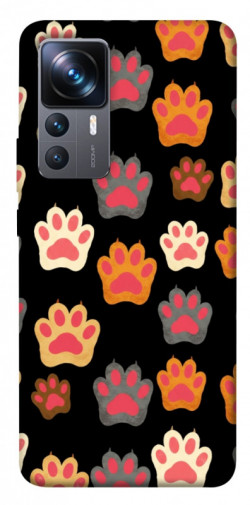 Чехол itsPrint Colorful Paws для Xiaomi 12T / 12T Pro