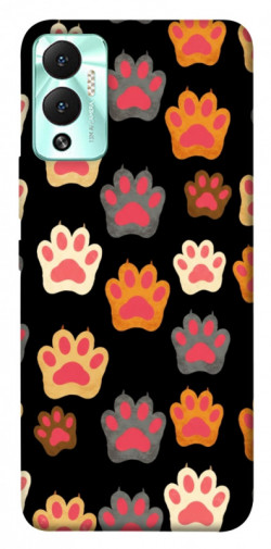 Чехол itsPrint Colorful Paws для Infinix Hot 12 Play