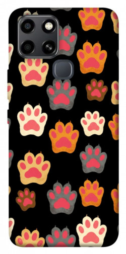 Чехол itsPrint Colorful Paws для Infinix Smart 6